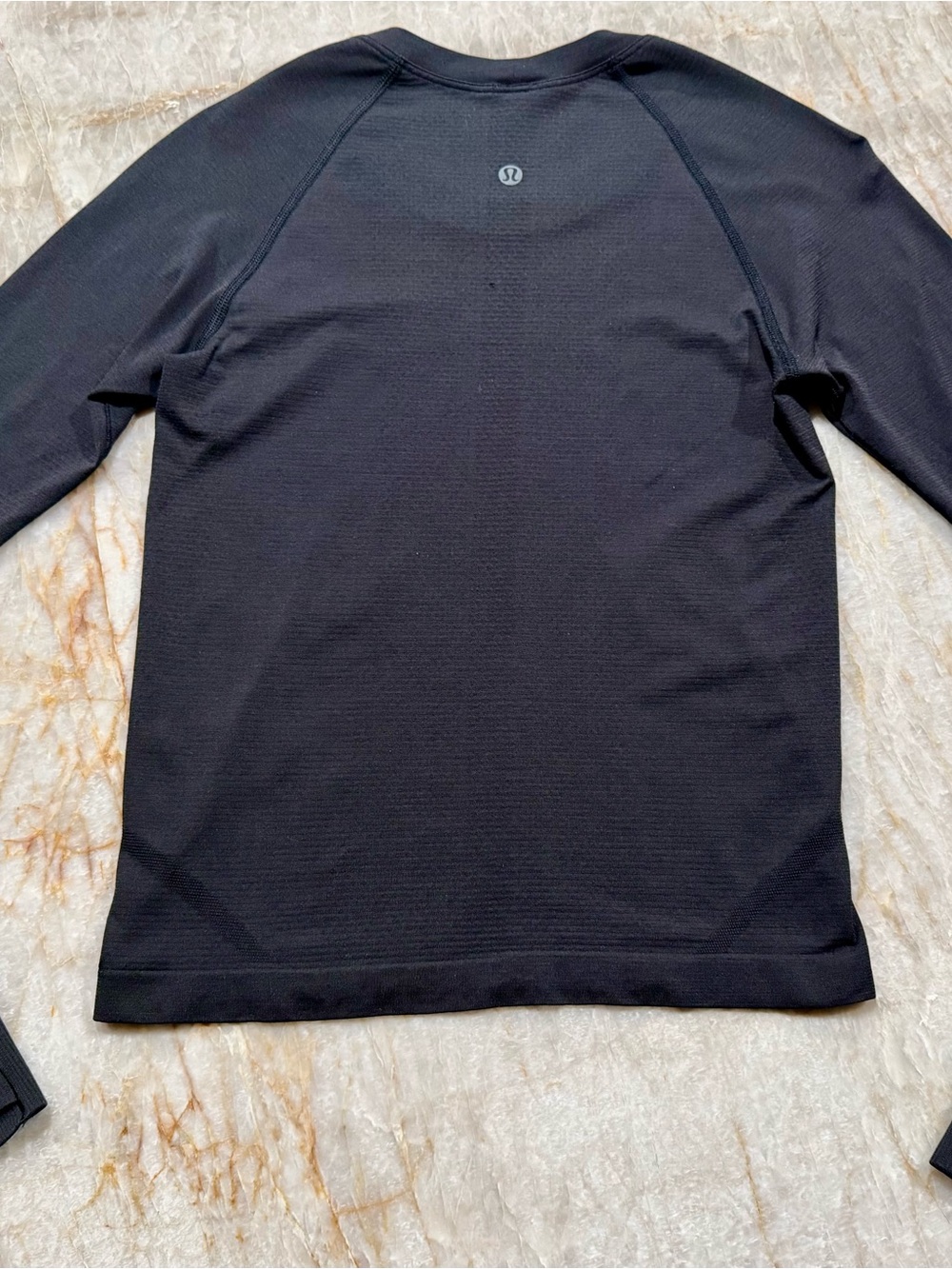lululemon athletica Black Long-Sleeve Performance Tee